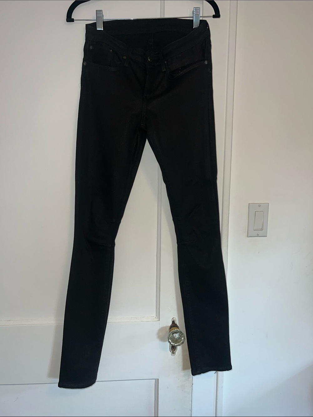 Helmut Lang Skinny Jeans Black Waist 26